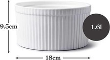 Large Souffle Ramekin Serving