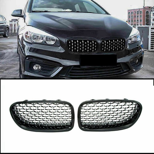 Front chrome hood kidney - front,