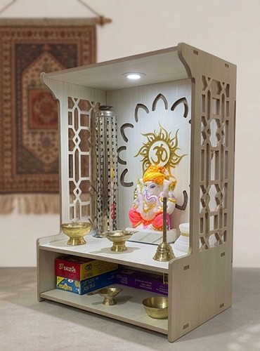 Wooden pooja mandir - wooden,