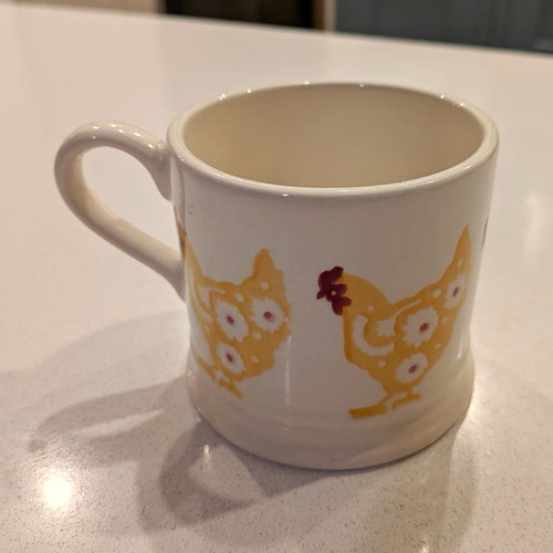 Emma bridgewater yellow - yellow, hen