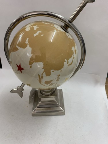 Vintage indian artisan globe - vintage,