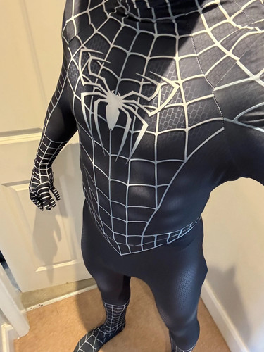 Black spiderman jumpsuit venom - jumpsuit,