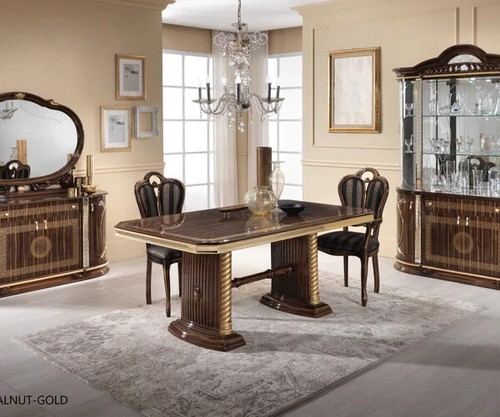 Venus design walnut - design, walnut/gold