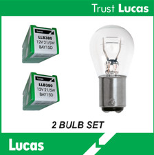 2 x Genuine LUCAS LLB380 Bulbs Brake, Stop, Tail Light (PAIR OF BULBS)