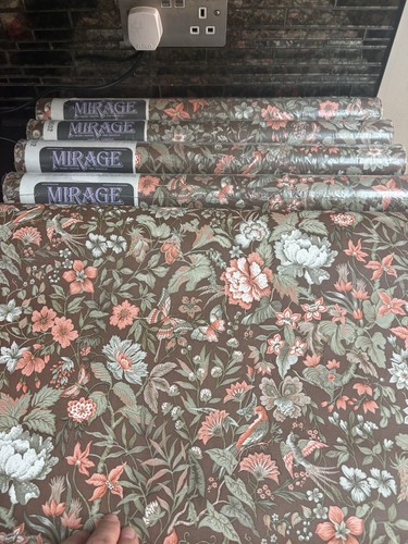 Vintage retro wallpaper rolls - vintage,