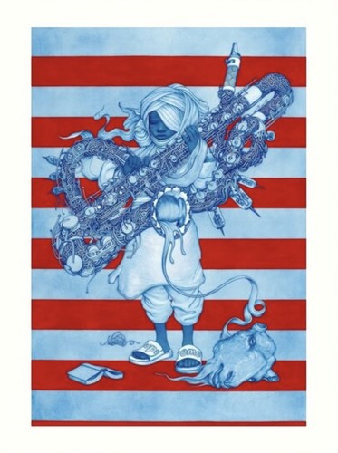 James jean bassoon print - james,