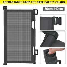 140CM Retractable Baby Gate Safety Guard Folding Toddler Stair Gates Isolation