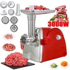 3000W Heavy Duty Electric Meat Grinder Mincer Sausage Maker Machine Home Use