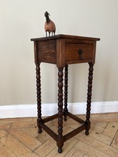 Vintage Solid Oak Side table 