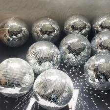 10In Mirror Glass Disco Ball Large DJ Dance Home Party Bands Club Stage Lighting