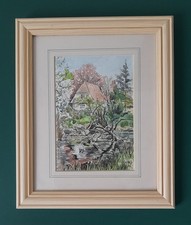 Framed - Hinxton Mill Pen and