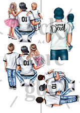 Super Dad cake topper,  dad