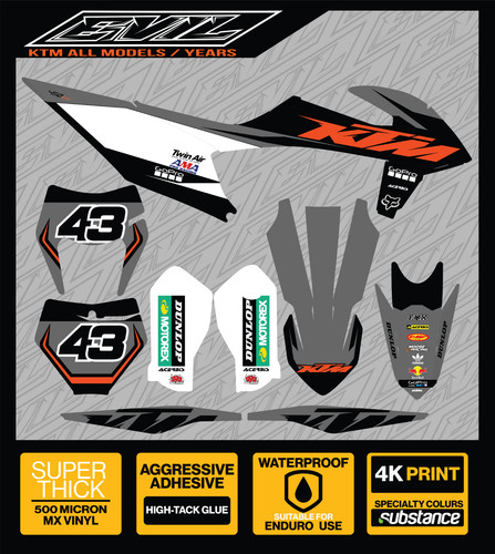 Custom graphics kit - mx,