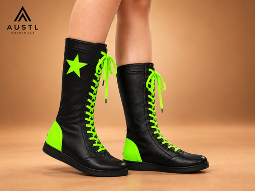 Men custom wrestling boots - men's,