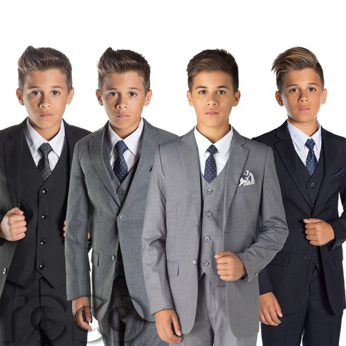 Boys slim fit suit navy - slim, suit,
