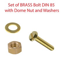 BRASS SLOTTED  PAN HEAD BOLT