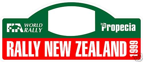 New zealand rally badge race - -,