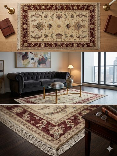 Handmade ziegler rug - ziegler, 100
