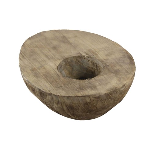 Carved wood wine - wood, holder