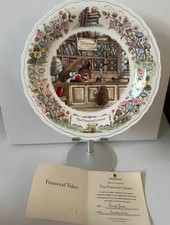 Wedgwood Foxwood Tales By Brian Paterson "The Foxwood Library" Plate