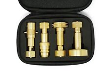 ROTARY MASTER LPG adapter, gas bottles tank adapter Europe set incl. case (W21.8L) 