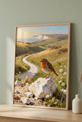 Robin wall art - robin,