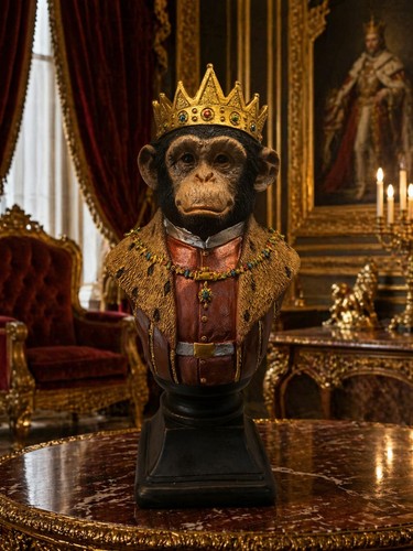 Regal king monkey bust - regal,