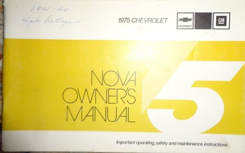 1975 chevrolet nova owners - 1975,