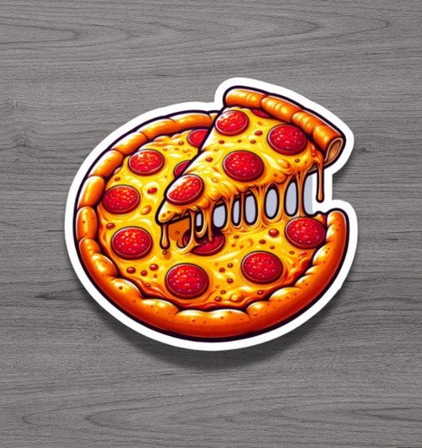 Pepperoni pizza fridge - pizza,