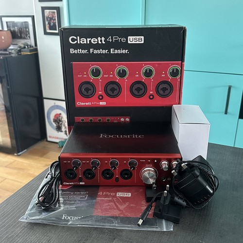 Focusrite clarett 4pre usb - focusrite,