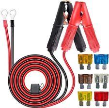 12v/24v Crocodile Clips,Car Battery Clip,Battery Alligator Clips To O Clamp With