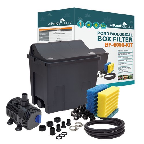 Small fish pond filter - filter, box