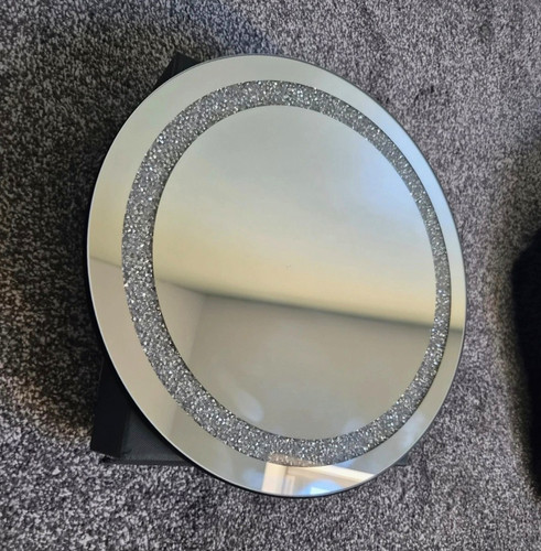 Round wall mirror glitter - round,