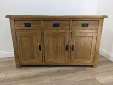 SIDEBOARD Solid Oak 3 Drawers