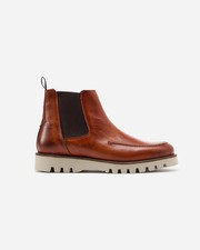 Oliver Sweeney Monsaraz Mens Hand-Finished Calf Leather Chelsea Boots - Tan