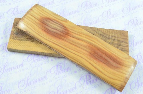 New pair yellowheart wood - pair,