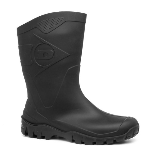 Dunlop mens wellies black - wellies,