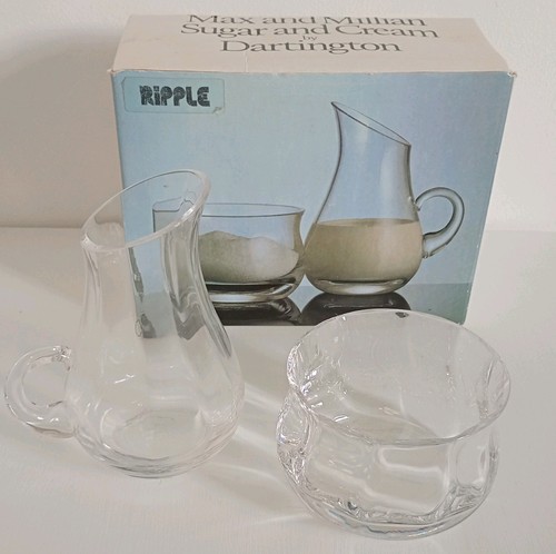 Dartington crystal sugar bowl - dartington,