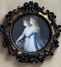 Miniature Portrait in Gold
