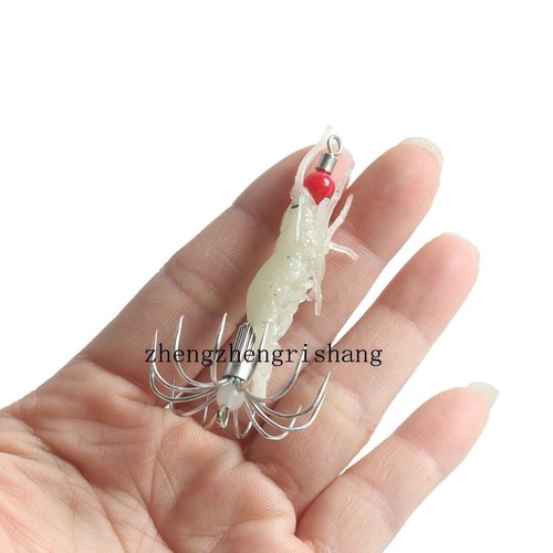4pcs luminous squid - 4pcs, jig