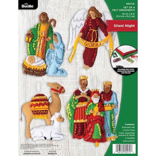 Bucilla felt ornaments - bucilla,