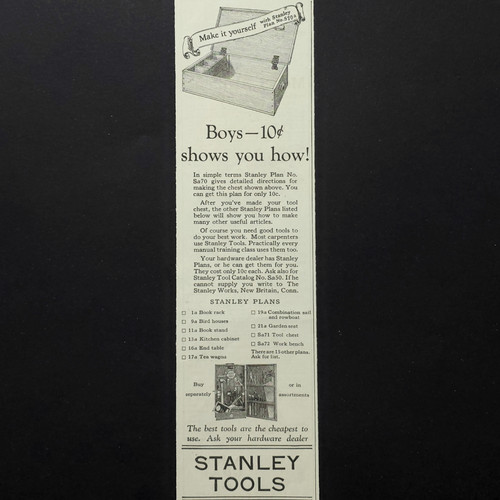Stanley tools boys cent - stanley,