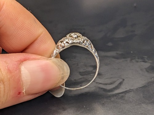 1920s vintage platinum diamond