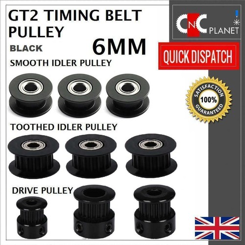 Gt2 6mm timing belt smooth - gt2,