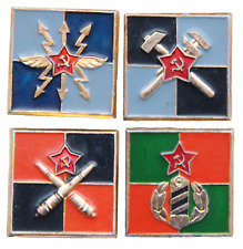 Group Of  USSR Russia Soviet Emblems Of Armed Forces Pin Badges
