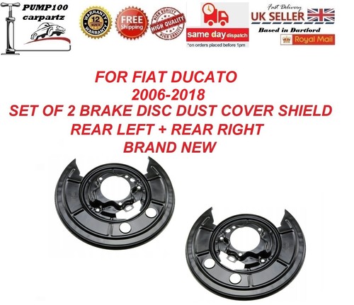 Rear brake disc dust - ,