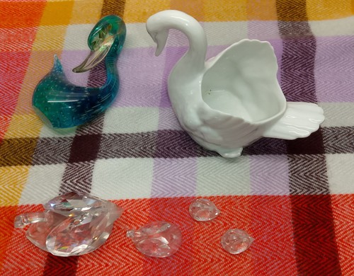 Swan ornaments collection