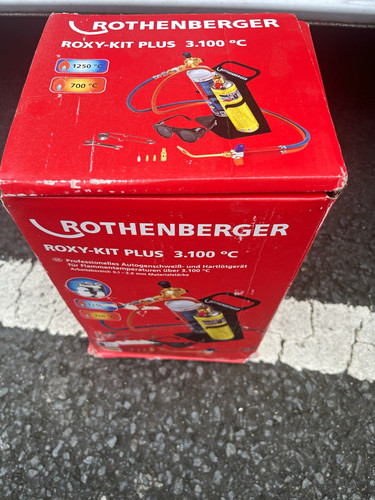 Rothenberger roxy kit plus gas - rothenberger,