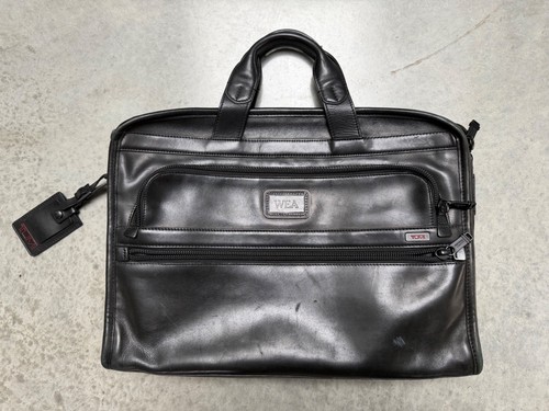 Tumi briefcase leather - tumi,