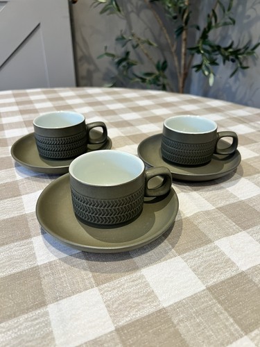 Denby chevron green espresso - denby,